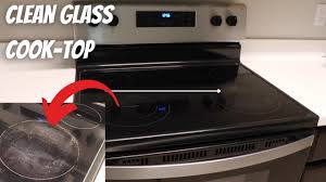 how to clean a gl cook top stove so