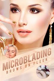 microblading brows on fleek poster