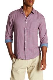 Faherty Brand Double Cloth Ventura Trim Fit Shirt Nordstrom Rack