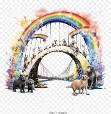 free transpa rainbow bridge