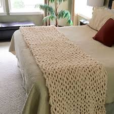 chunky knit blanket knitted blanket