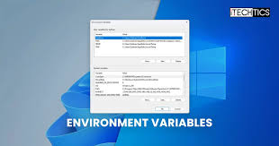 windows environment variables the