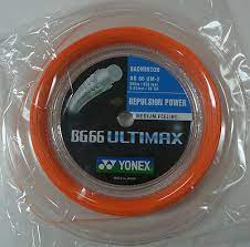 I really liked the ultimax and been using it for a long time, but after breaking it just last night, i feel like changing and trying a new different string. Yonex Bg66 Um Bg 66um Bg 66 Ultimax 200 M Coil Badminton String Orange Ebay