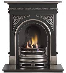 celtic cast iron combination fireplace