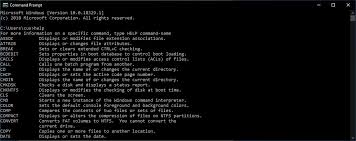 how to open a windows command prompt