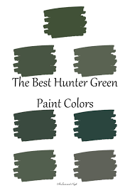 the best hunter green paint colors