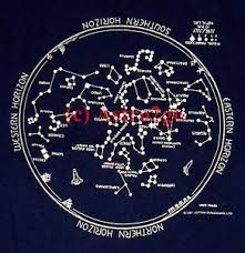 Details About Glow Summer Star Chart Planisphere Constellations Astronomy Space Kids T Shirt