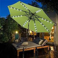 patio umbrella with lights