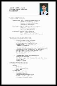 Resume Layout No Job Experience With Resume For People With No Work