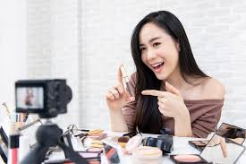 beautiful asian woman beauty vlogger