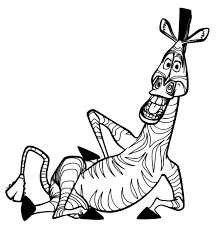 Desenhos de madagascar para imprimir e depois pintar e colorir. Desenhos De Marty La Zebra Di Madagascar Para Colorir