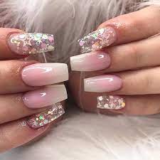 43 clear acrylic nails that are super