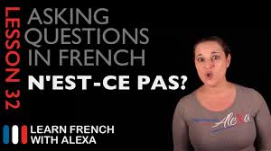 using nest ce pas in french french