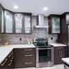 ● white, crisp cabinetry can offset the black appliances dramatically. 1