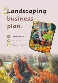 Landscaping Business Plan A4 Pdf Word