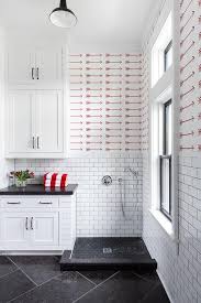 white hex tiles with black grout design