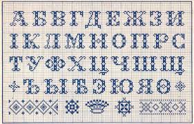 Russian Alphabet Free Easy Cross Pattern Maker Pcstitch