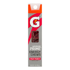 gatorade prime energy chews fruit punch