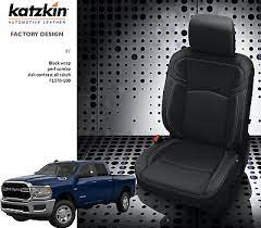 Black Katzkin Leather Seat Covers For
