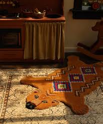 berber grizzly bear rug large doing goods