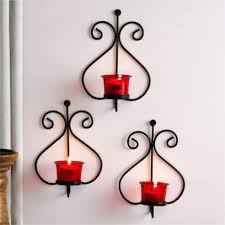 Metal Wall Hanging Candle Holder