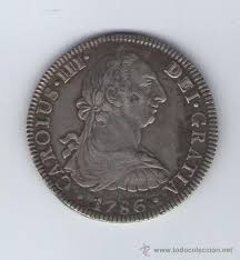 Moneda - carlos iii - año 1786 - 8 reales - f m - Vendido en Venta Directa  - 25821406