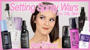 setting spray wars finale oily skin