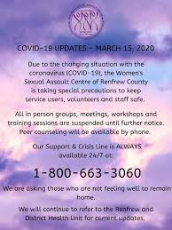 Generally speaking, as you get closer the ottawa river, the terrain will become flatter and there will thus be more farmland. Women S Sexual Assault Centre Of Renfrew County Women Working Together To End Sexual Violence