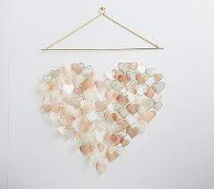 Capiz Heart Wall Hanging Kids Wall