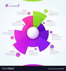 Circle Chart Design Template For Creating