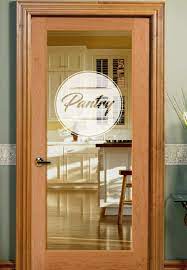 Pantry Door Decal Frosted Glass Decals