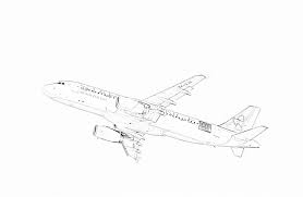 Airbus a380 je dálkový dopravní letoun. Airbus A320 Coloring Page Mimi Panda