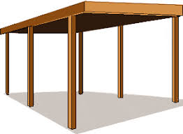 Solid wood garage carport designs for lawn robotic mower with opening roof. How To Build A Basic Free Standing Carport Buildeazy