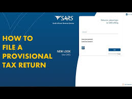 how to file a provisional tax return on