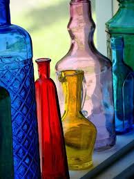 colored glass bottles glass bottles
