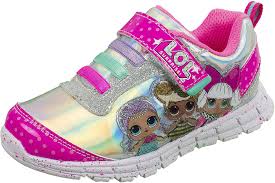 Amazon Com L O L Surprise Girls Sneakers Light Up Fashion And Athletic Shoes With Strap Queen Bee Deva Mc Swag And Rocker Little Girl Big Girl Size 8 To 3 Ages 3 To 10 Sneakers