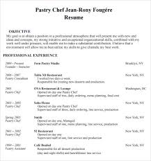 Chef Resume 8 Free Samples Examples Format