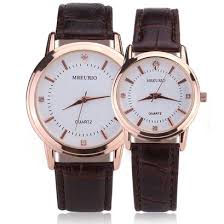 Cheap lover's watches, buy quality watches directly from china suppliers:mreurio fashion couple watch quartz watches parejas brown leather belt round dial clock lover's watch erkek style: Mreurio Oumiya Quartz Leather Couple Watch Set Shopee Malaysia