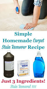 Removing the rust quickly is important, before it. Homemade Carpet Stain Remover Recipe Simple No Scrub Homemade Carpet Stain Remover Stain Remover Carpet Cleaning Hacks