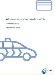 ANWB-lidmaatschap Wegenwacht Service - PDF Gratis download