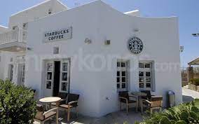 starbucks cafe eat drink in mykonos