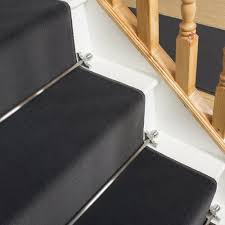 plain d grey stair carpet runner width 2 foot