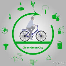 clean green city posters for the wall