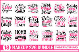 funny makeup es bundle graphic by