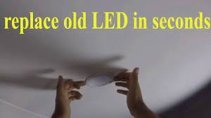 how to replace led recessed downlights