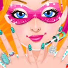 super barbie s manicure games4u com