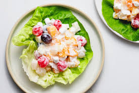 Ambrosia Fruit Salad With Sour Cream Dressing Recipe