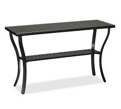 Riviera Metal Console Table Pottery Barn