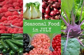 British Seasonal Food In July Penny Golightly