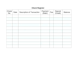 Word Check Template Word Personal Check Printing Template